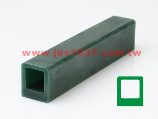 蠟雕工具器材-蠟戒管材料-JBS1937 綠色四角型蠟戒管