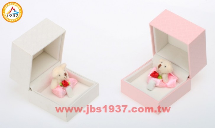珠寶包裝錦盒-甜美小熊系列-小熊系列 - 單戒指盒