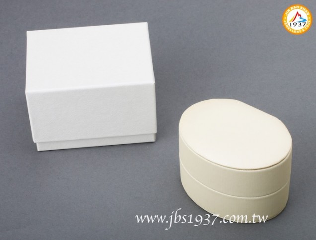 珠寶包裝錦盒-日式繽紛戒盒系列-米白色- 繽紛戒指盒