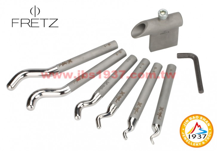 鍛造鐵鎚鉆具-美國 FRETZ 套裝組-美國 Fretz 邁克爾曲線棒造型鉆組 NF-311-101