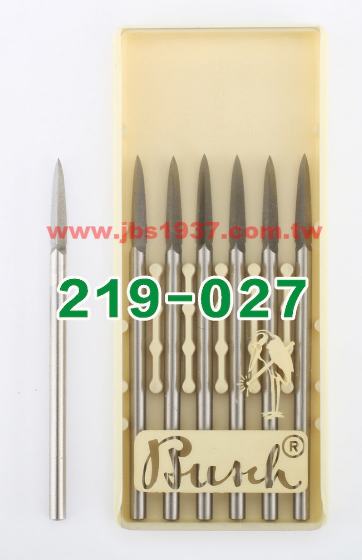 德國鳥牌鑽頭-鳥牌 219 三角刀-德國鳥牌Busch - 2.7mm 三角刀（蠟雕用）