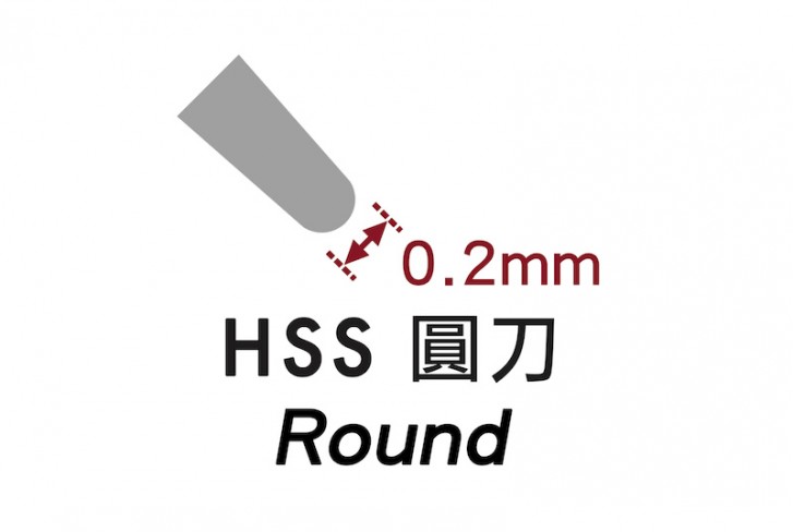 GRS系列產品-HSS 圓雕刀-HSS - 圓雕刀 Tapered Round
