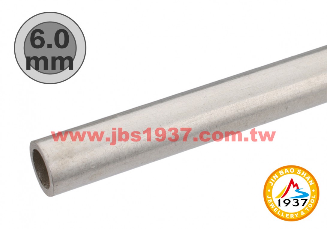 金屬零件原料-925銀管、方管-6.0mm - 925銀管