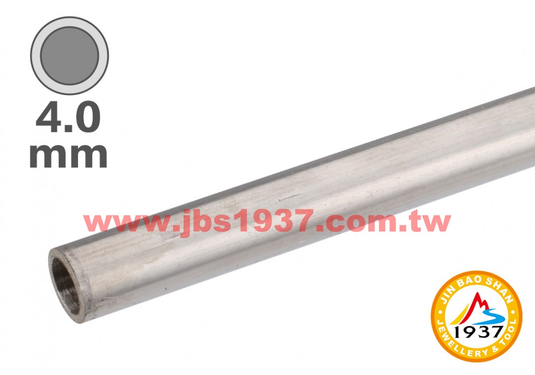 金屬零件原料-925銀管、方管-4.0mm - 925銀管