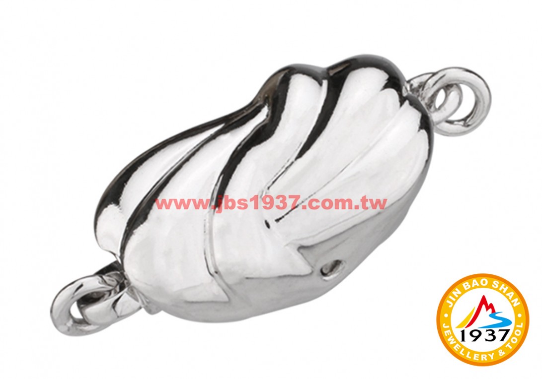 金屬零件原料-925銀珍珠項鍊扣頭-925珍珠項鍊扣頭- 1203 - 單串