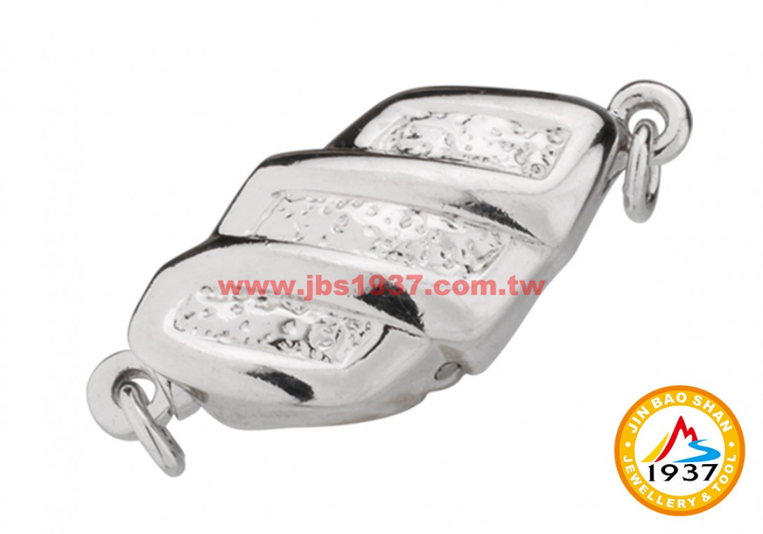 金屬零件原料-925銀珍珠項鍊扣頭-925珍珠項鍊扣頭- 1704 - 單串