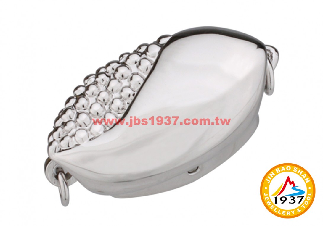 金屬零件原料-925銀珍珠項鍊扣頭-925珍珠項鍊扣頭- 1904 - 單串