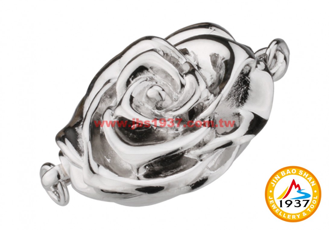 金屬零件原料-925銀珍珠項鍊扣頭-925珍珠項鍊扣頭- 1809 - 單串