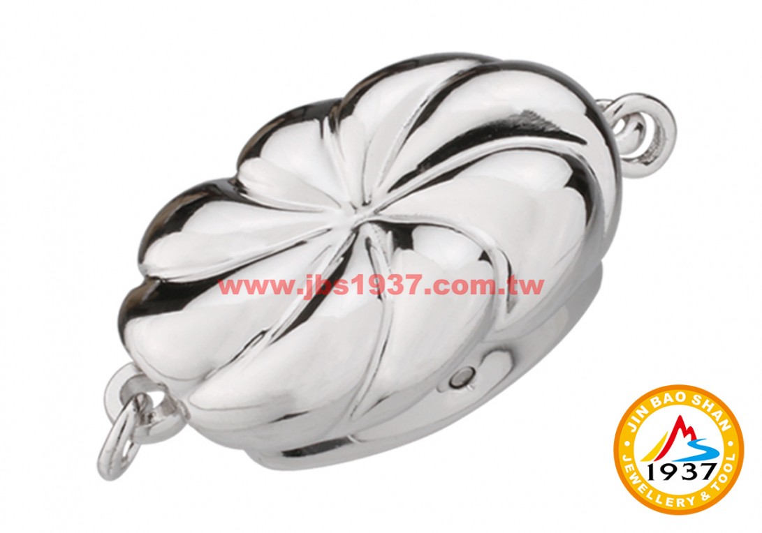 金屬零件原料-925銀珍珠項鍊扣頭-925珍珠項鍊扣頭- 1909 - 單串