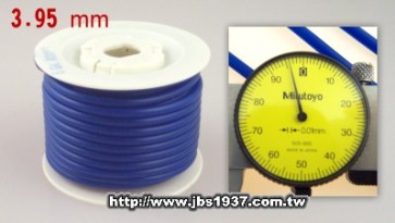 蠟雕工具器材-各式軟硬蠟線-3.95 mm 藍色軟蠟線（6GA）